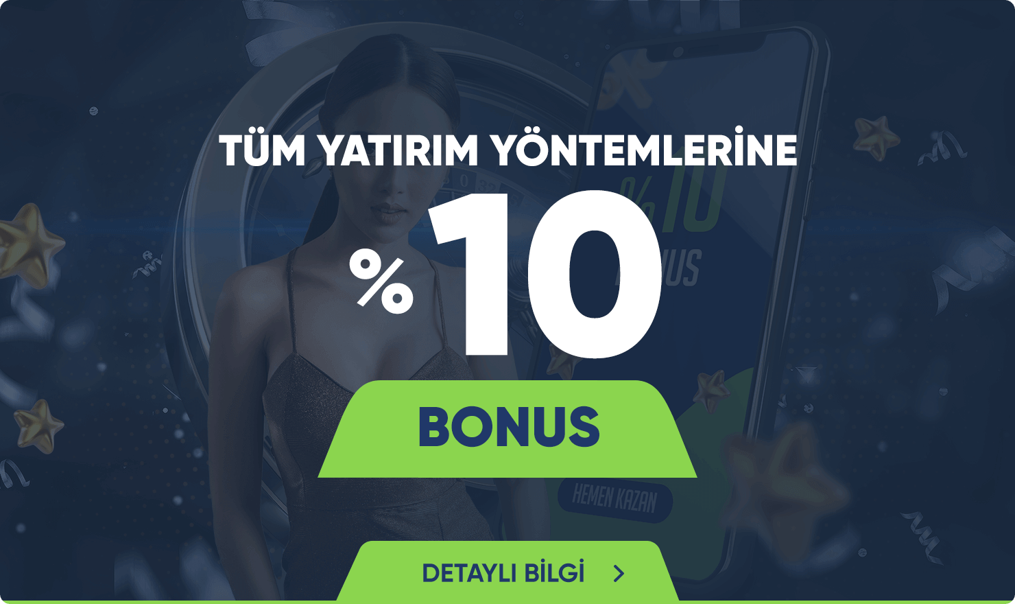 %10 CEVRIMSIZ YATIRIM BONUSU